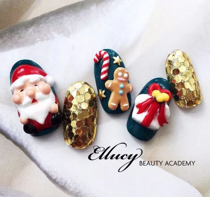圣诞节美甲,打开圣诞庆祝新方式!