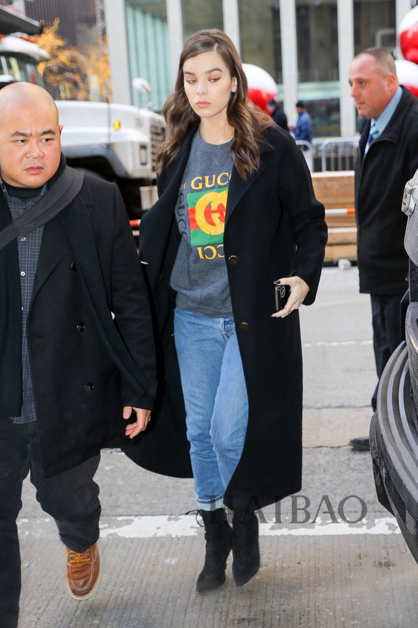 20171214պ˹̹ƶ (Hailee Steinfeld) ǰȥ¼ơJimmy Kimmelѿ